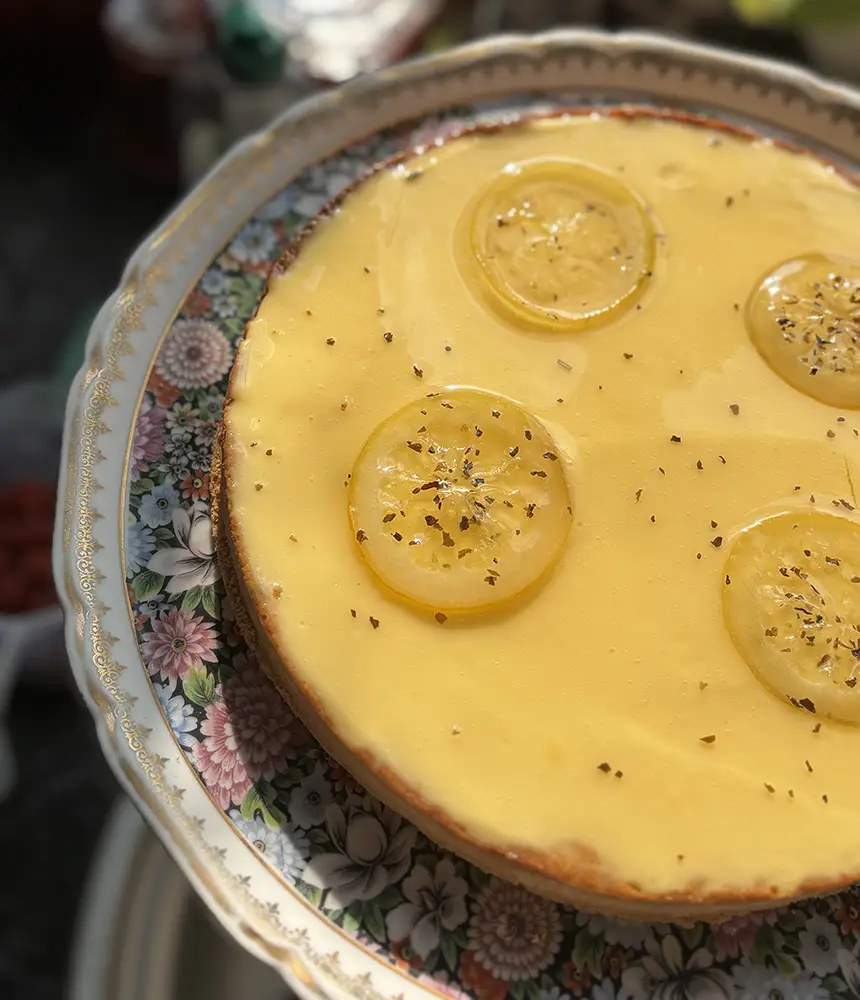 photo tarte citron confit